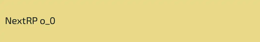 NextRP о_0